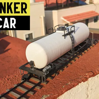 Mô hình toa tàu chở dầu Dragon Railway tỷ lệ 1/64 in 3D