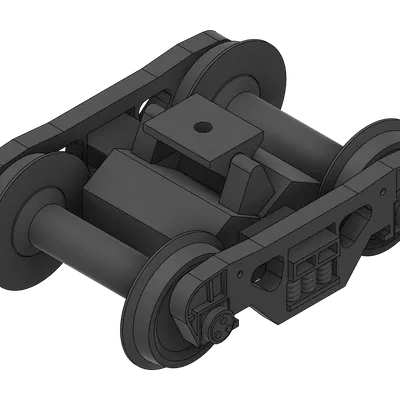 Bogie Tàu Hàng V1 - Dragon Railway