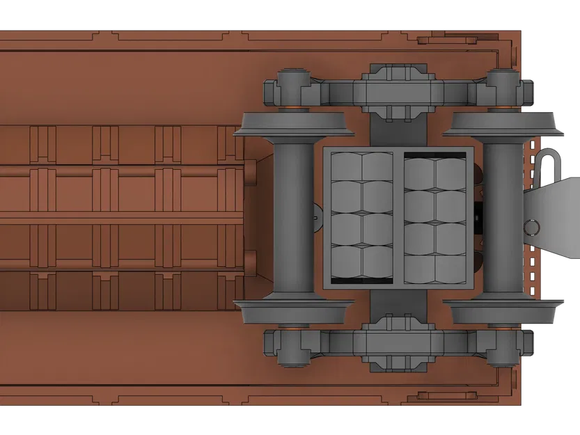 Bogie Tàu Hàng 1650 840 - Dragon Railway - Image 2
