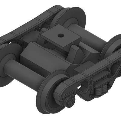 Bogie chở hàng 1750 840 - Dragon Railway