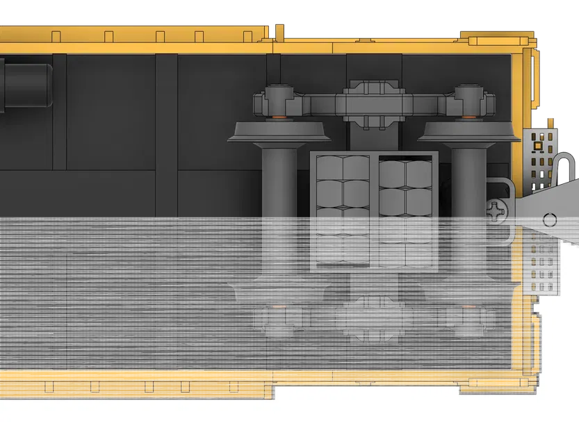 Bogie chở hàng 1750 840 - Dragon Railway - Image 2
