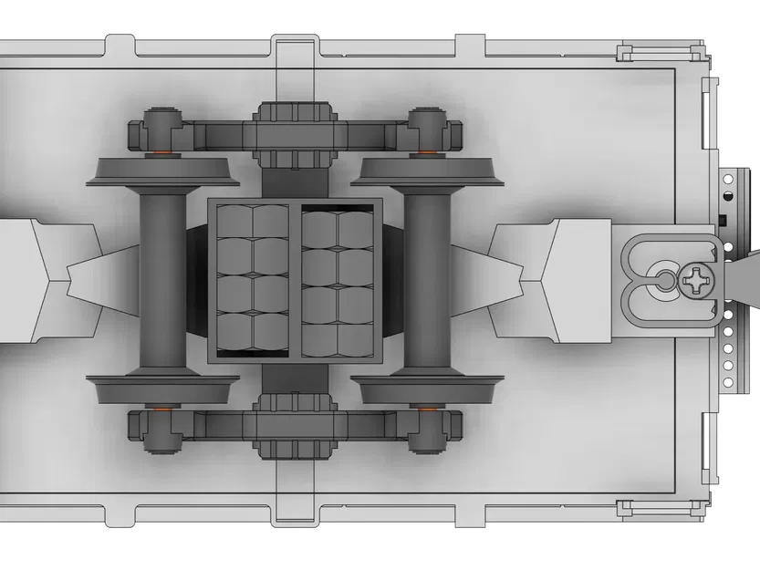 Bogie Toa Hàng 1800 920 - Dragon Railway - Image 2