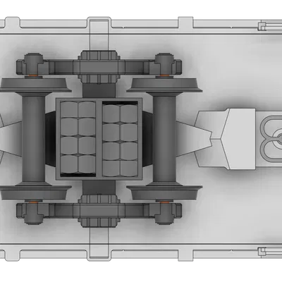 Bogie Toa Hàng 1800 920 - Dragon Railway