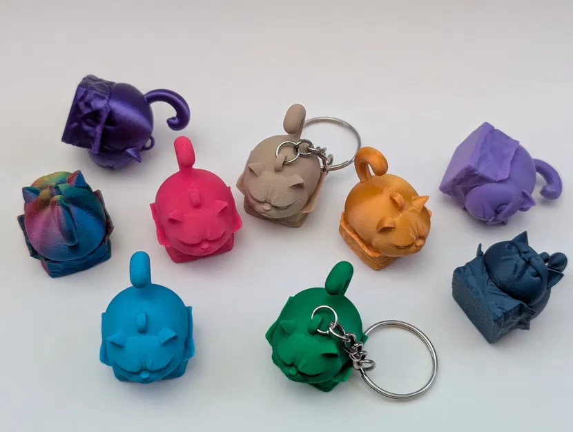 Móc khóa Grumpy Cat "trong" hộp - Image 4