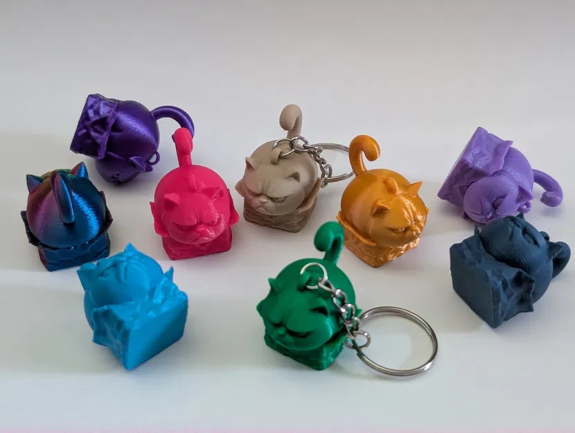 Móc khóa Grumpy Cat "trong" hộp - Image 6