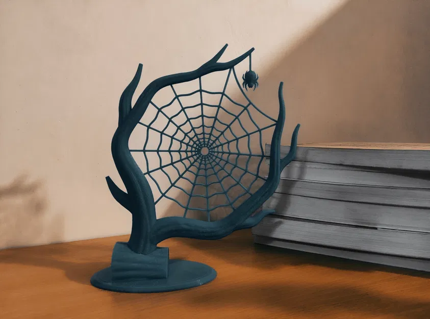 Mô hình trang trí cành cây mạng nhện (Spiderweb Tree) cho Halloween - Image 1