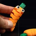 Móc khóa Cà rốt nhí linh hoạt (Flexible Baby Carrot Keychain) - Thumbnail 1