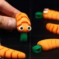 Móc khóa Cà rốt nhí linh hoạt (Flexible Baby Carrot Keychain) - Thumbnail 4