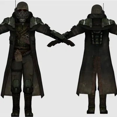 Mô hình 3D trang bị Elite Riot Gear từ Fallout New Vegas
