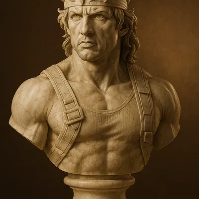 Tượng Bán Thân Anh Hùng Hành Động Huyền Thoại