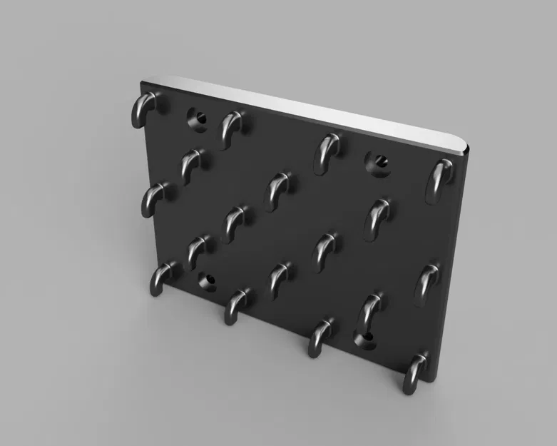 Giá treo màn hình VESA gắn bảng Ikea Skadis - Image 1