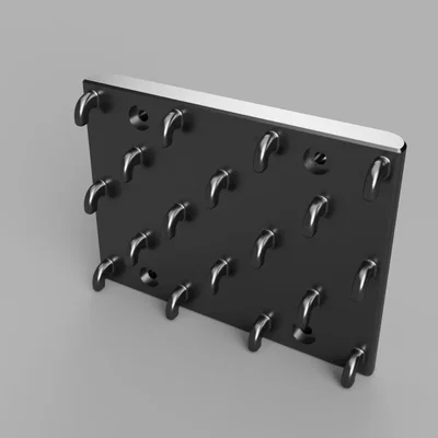 Giá treo màn hình VESA gắn bảng Ikea Skadis
