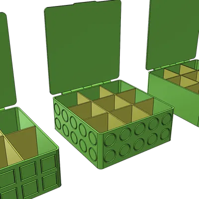 Hộp đựng trà đa năng - Dễ in, không cần support