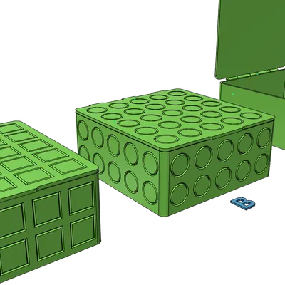 Hộp đựng trà đa năng - Dễ in, không cần support