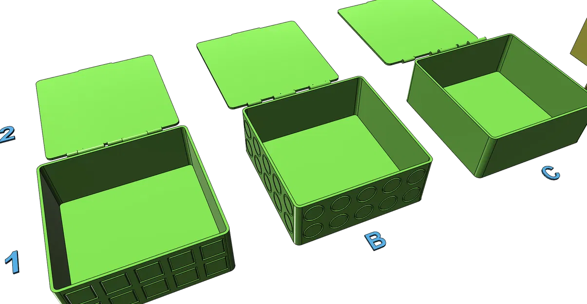 Hộp đựng trà đa năng - Dễ in, không cần support - Image 12