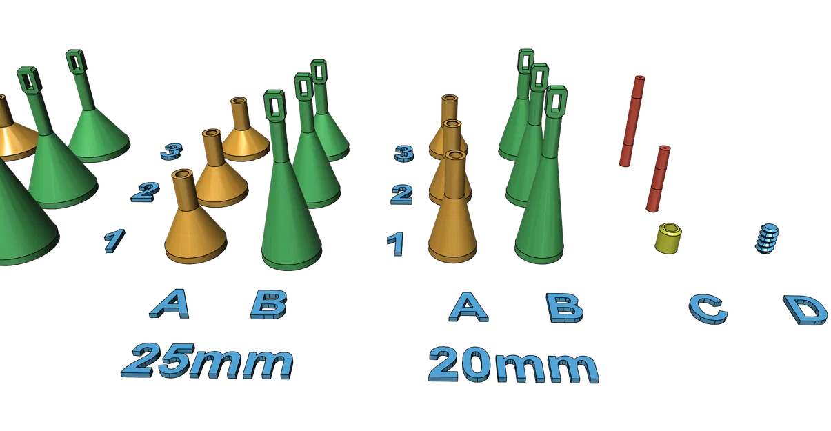 Bộ phao câu cá 3D đa năng dễ in, hỗ trợ nhiều kích thước - Image 7