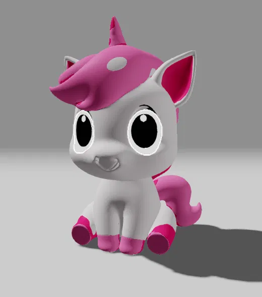 Mô hình kỳ lân dễ thương - Cute unicorn figurine - Image 2