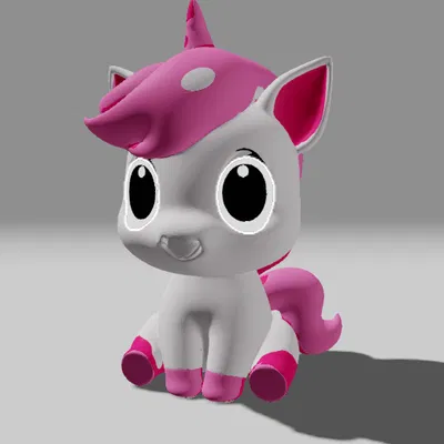 Mô hình kỳ lân dễ thương - Cute unicorn figurine