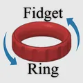 Nhẫn xoay Fidget Ring - Đồ chơi giảm stress in 3D đơn giản - Thumbnail 2
