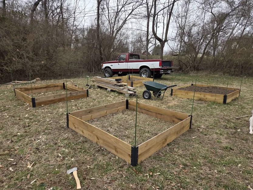 Hệ thống khớp nối làm luống trồng cây giá rẻ - Image 1