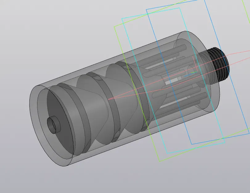 Bộ giảm thanh 60mm cho Korsar 4.5mm - File in 3D chất lượng cao - Image 1