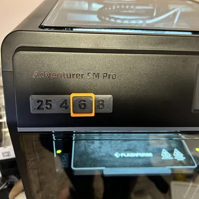 Phụ kiện đánh dấu kích thước đầu in cho Flashforge AD5M/Pro