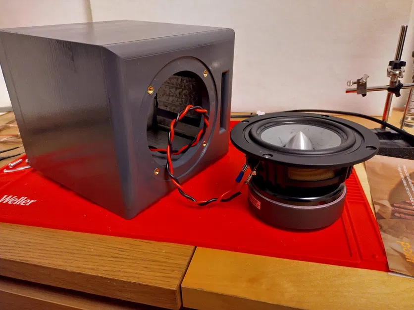 Vỏ loa máy tính W4F - Thiết kế tối ưu cho củ loa 4 inch - Image 9