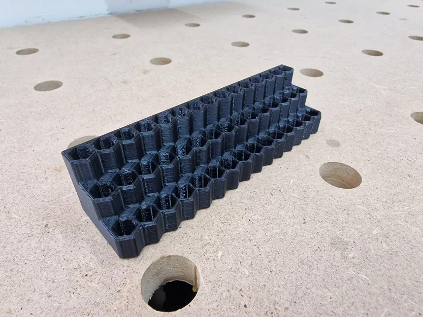 Giá treo gắn tường 15x3 cho đầu vặn vít 1/4 inch - Image 2