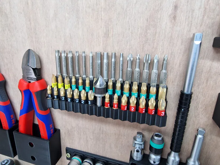 Giá treo gắn tường 15x3 cho đầu vặn vít 1/4 inch - Image 3