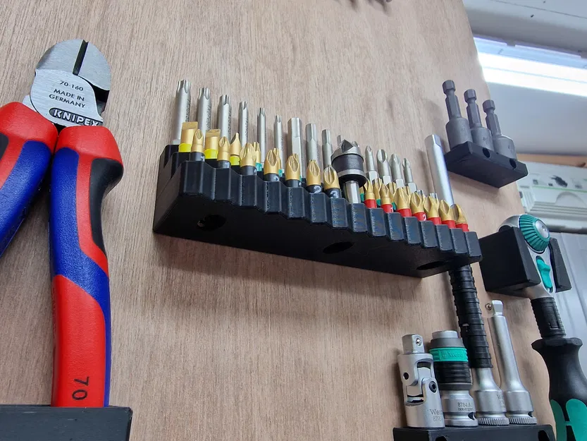 Giá treo gắn tường 15x3 cho đầu vặn vít 1/4 inch - Image 4