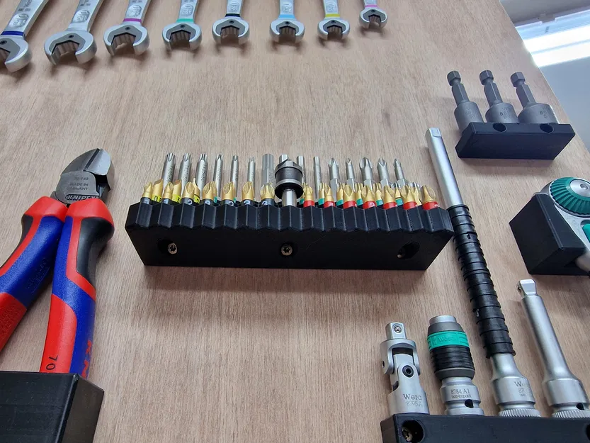 Giá treo gắn tường 15x3 cho đầu vặn vít 1/4 inch - Image 5