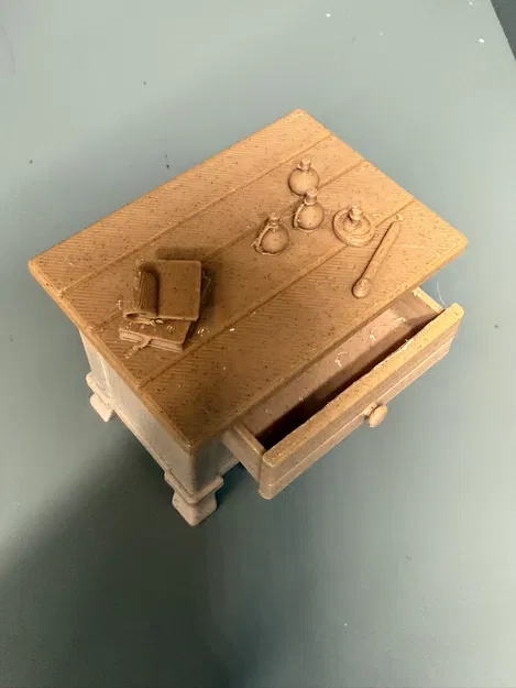 Bộ bàn, sách và bình thuốc in 3D cho Dungeons and Dragons (DND) - Image 2