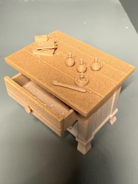 Bộ bàn, sách và bình thuốc in 3D cho Dungeons and Dragons (DND) - Image 3