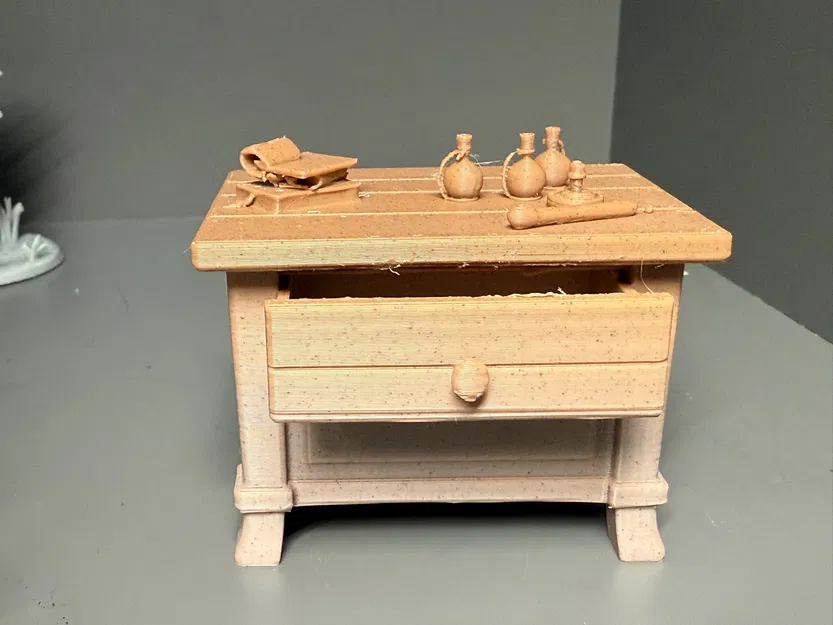 Bộ bàn, sách và bình thuốc in 3D cho Dungeons and Dragons (DND) - Image 4