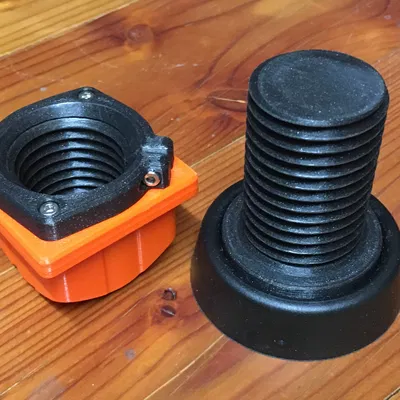 Chân tăng chỉnh chiều cao kèm cơ cấu kẹp cho bàn IKEA Lack