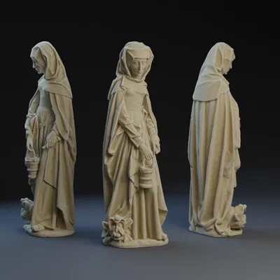 Mô hình tượng Thánh Martha khuất phục rồng in 3D tinh xảo