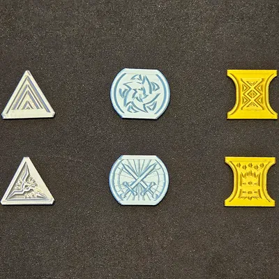 Bộ Tiền Xu D&D – Tiền Tệ RPG In 3D (Vàng, Bạc, Đồng, Bạch kim, Electrum)