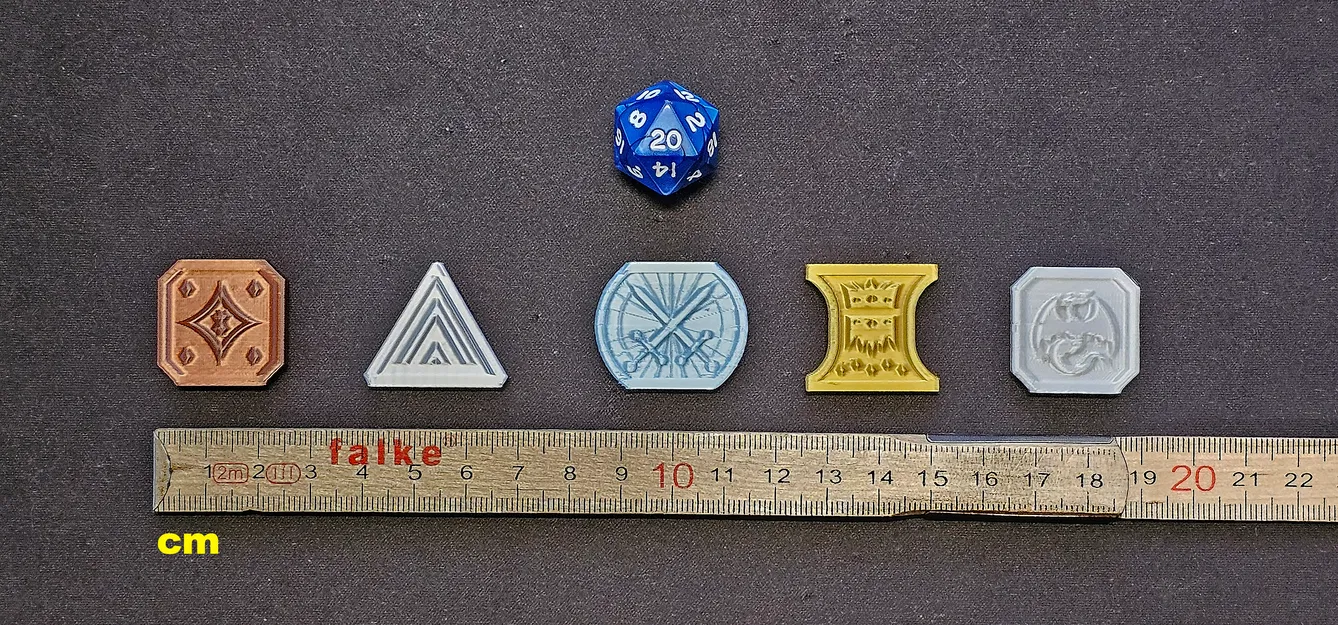 Bộ Tiền Xu D&D – Tiền Tệ RPG In 3D (Vàng, Bạc, Đồng, Bạch kim, Electrum) - Image 5