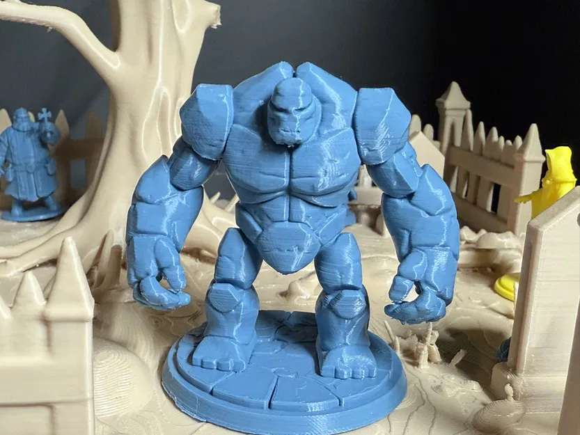 Mô hình Stone Golem cho game Dungeons and Dragons (D&D) - Image 1