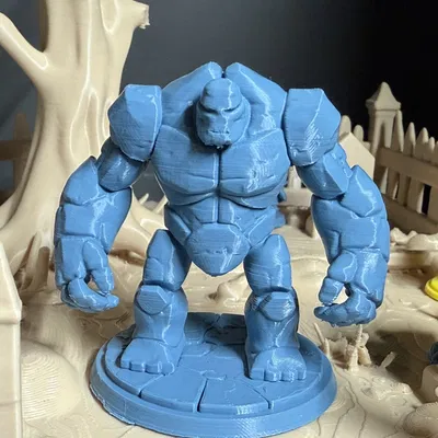 Mô hình Stone Golem cho game Dungeons and Dragons (D&D)
