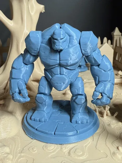 Mô hình Stone Golem cho game Dungeons and Dragons (D&D) - Image 2