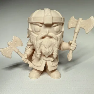Mô hình Gimli Funko Pop - Chúa tể những chiếc nhẫn (3D Print)