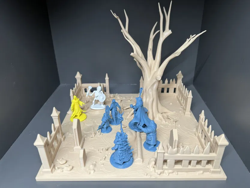 Địa hình nghĩa trang và cây khô cho Dungeons and Dragons (DND) - Image 1