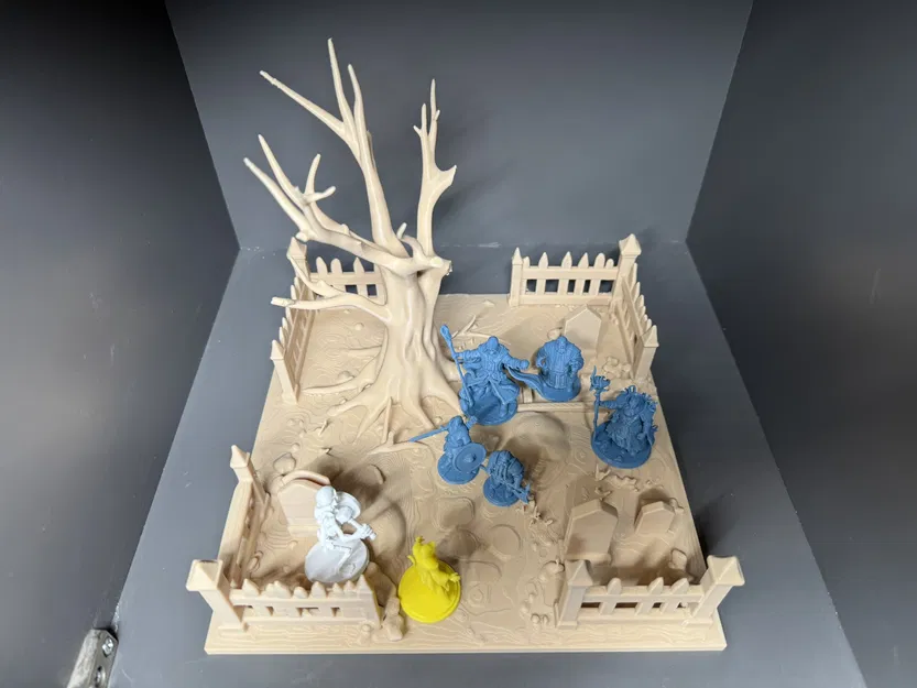 Địa hình nghĩa trang và cây khô cho Dungeons and Dragons (DND) - Image 3