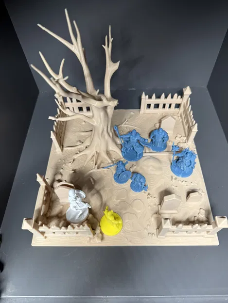 Địa hình nghĩa trang và cây khô cho Dungeons and Dragons (DND) - Image 5