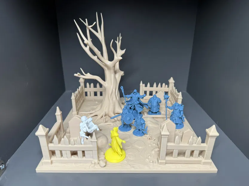 Địa hình nghĩa trang và cây khô cho Dungeons and Dragons (DND) - Image 6