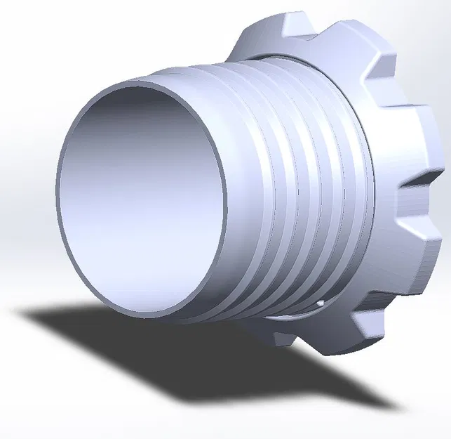 Đầu nối từ tính có ren xoắn cho ống hút bụi - Image 2