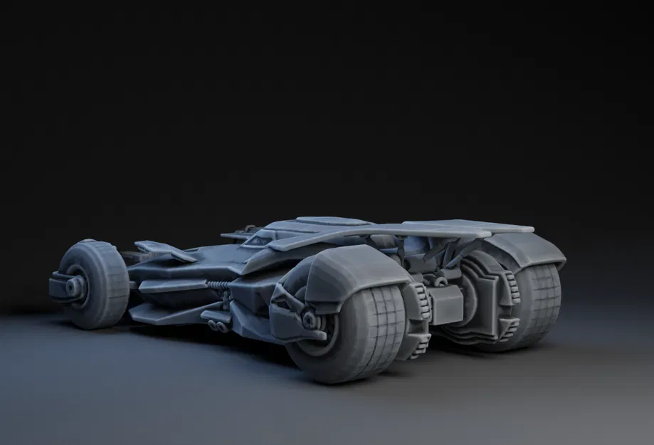 Mô hình xe Batmobile từ phim Batman v Superman in 3D siêu chất - Image 2