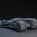 Mô hình xe Batmobile từ phim Batman v Superman in 3D siêu chất - Thumbnail 2