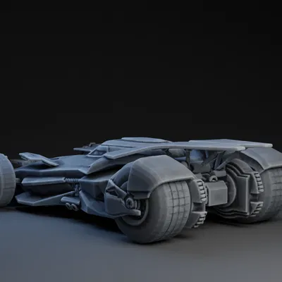 Mô hình xe Batmobile từ phim Batman v Superman in 3D siêu chất